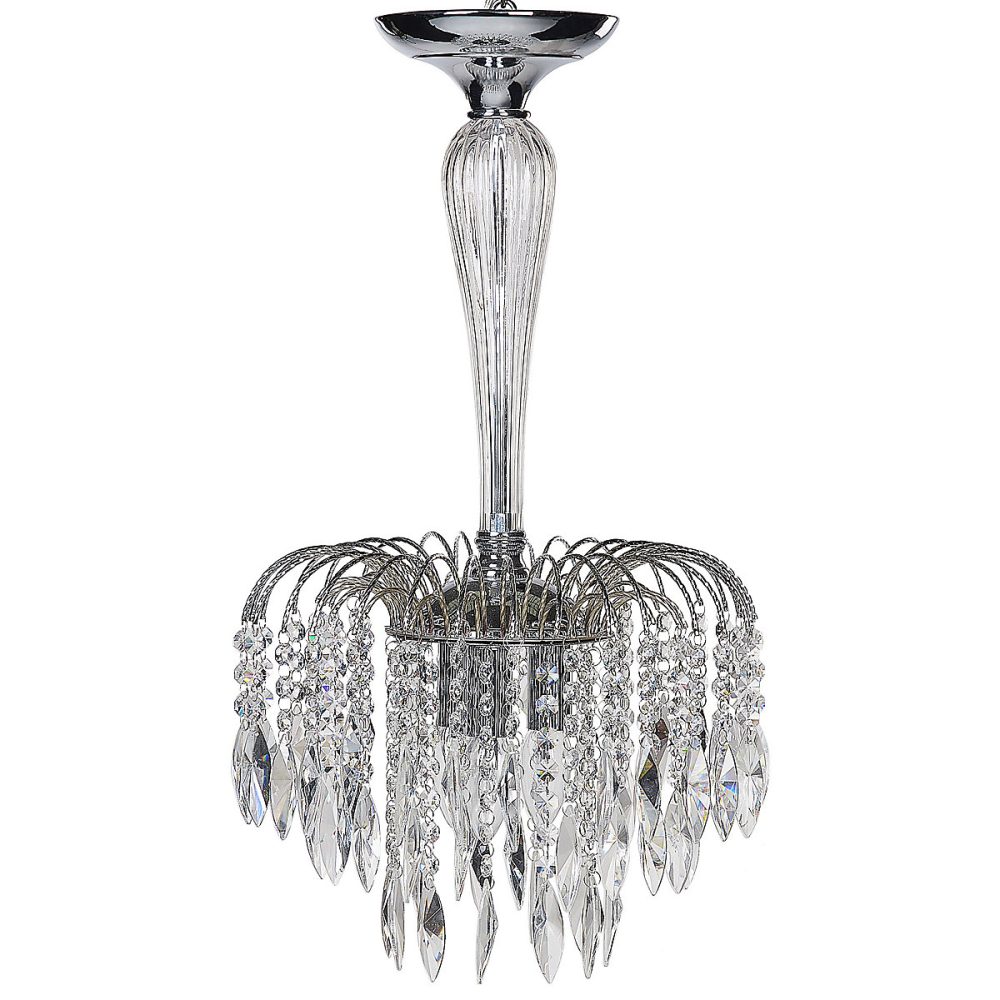 Luminaire et éclairage intérieur – Chandelier en métal argenté ORARA