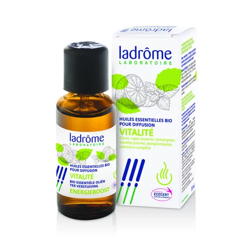 Autour du jardin:Synergies huiles essentielles bio vitalité. Le flacon de 10 ml
