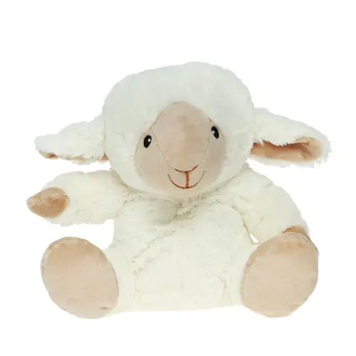 Qualité pour le jardin：Peluche bouillotte mouton beige aux grains de blé et à la lavande Artisan du Bien-Être