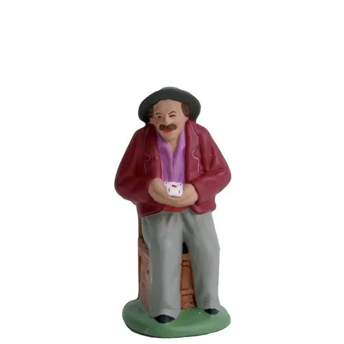 Une idée pour votre jardin:Personnage de crèche de Noël Oscar Santons Escoffier - 7 cm