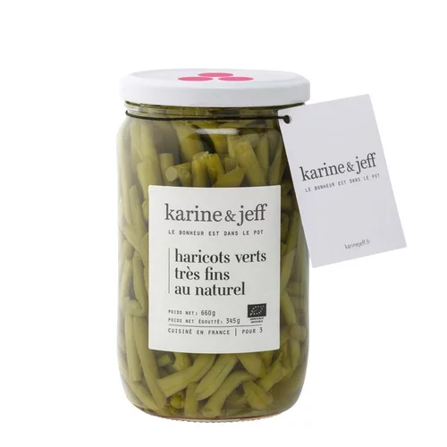 Nature jardin:Haricots verts bio - 660 gr