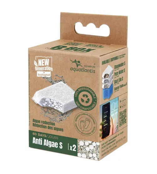 Pour tous vos projets jardin：Masses filtrantes pour aquarium coloris blanc Aquatlantis B-Box anti-algues - Taille S x 2