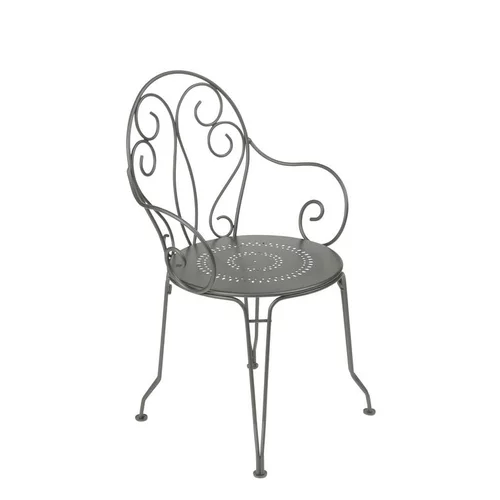 Essentiel maison:Fauteuil en acier coloris romarin Montmartre Fermob - 87 cm