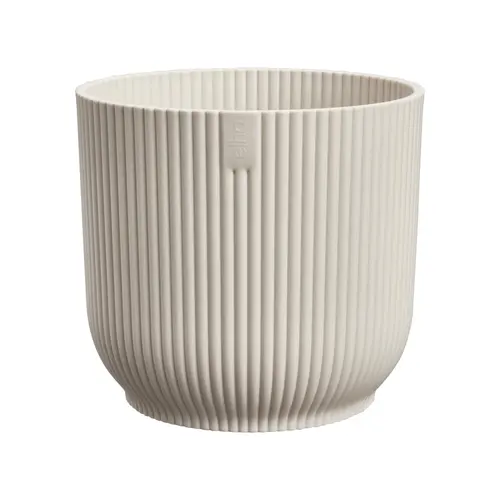 Pour votre projet:Cache-pot coloris blanc en plastique recyclé Elho - Ø 7 cm