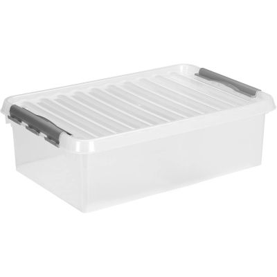Boîte de rangement en plastique Q-line (32 litres)