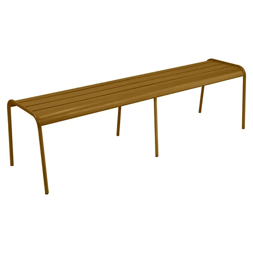 Pour un jardin à votre image:Banc Monceau coloris marron en acier Fermob - 160 x 77 cm
