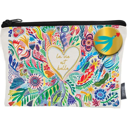 Pour un extérieur à votre image:Pochette La vie est belle Cartes d’Art - 20 x 15 cm