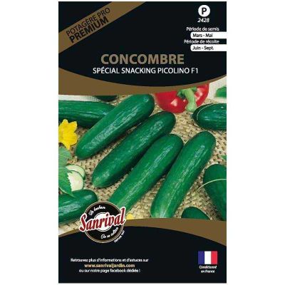 Graines potagères premium concombre Picolino mini snacking (Picolino mini snacking)