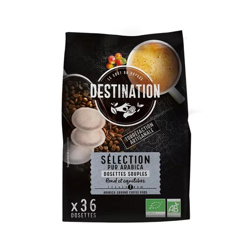 Pour un jardin plus pratique：Dosettes café souples Sélection n° 1 arabica bio 36 x 7 g