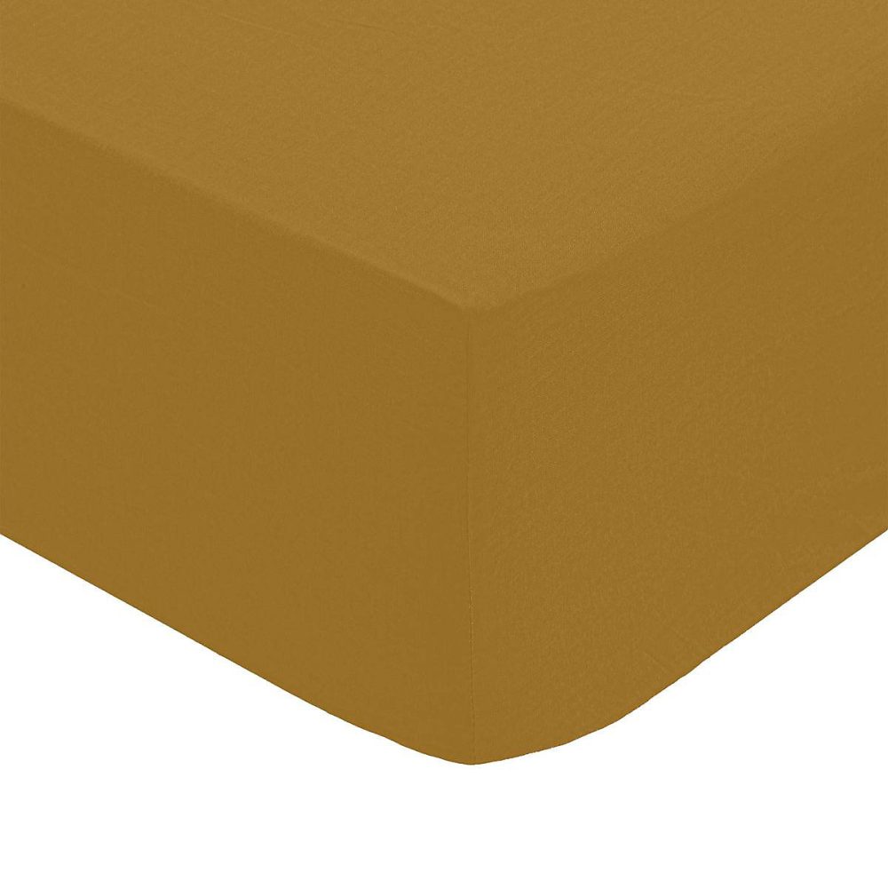 Drap | housse percale mordoré 180 × 200cm – Atmosphera Créateur d'intérieur