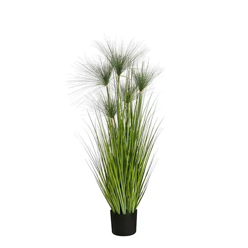 Pour les espaces verts：Papyrus artificiel en pot - Ø 17 x H 127 cm