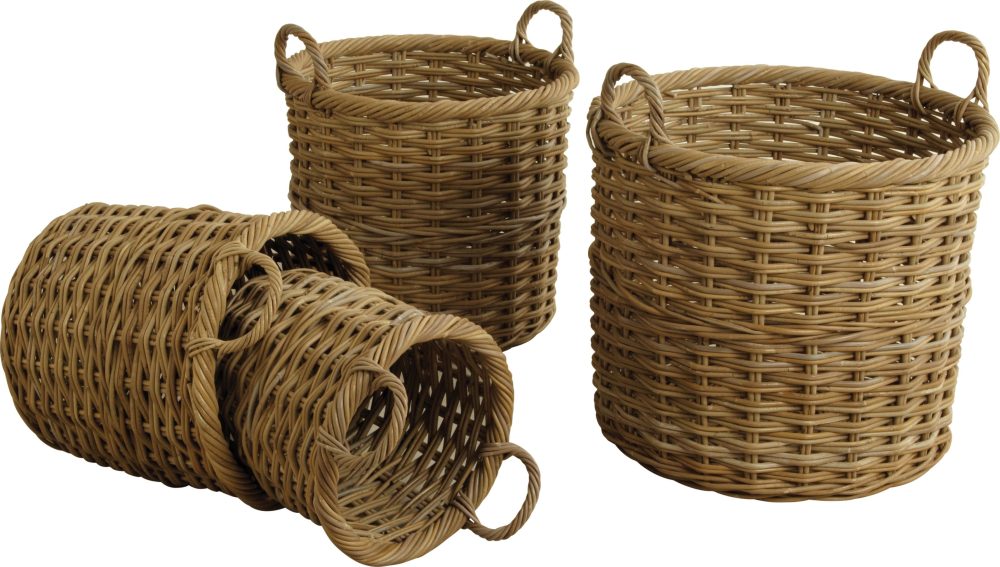 Cache-pots en poelet (Lot de 4)