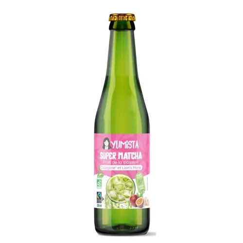 Pour un extérieur à votre image：Super matcha fruit de la passion bio Yumista - 33 cl