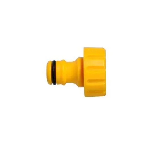 Pour tous jardins:Raccord robinet fileté extérieur coloris jaune Hozelock - 20/27