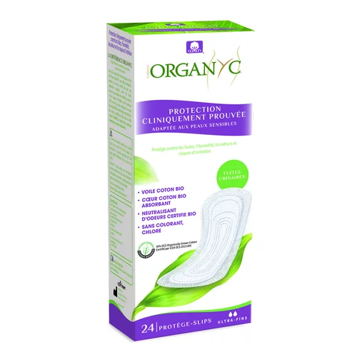 Jardin confort:Protège-slips spécial incontinence Organyc - 24 pièces