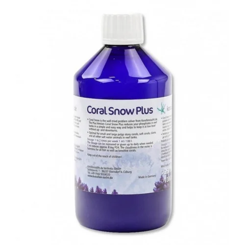Idée pour le jardin：Solution pour coraux enrichie, blanc neige, KORALLEN-ZUCHT Coral Snow Plus - 250ml