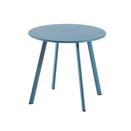 Jardin pratique:Table basse bleu Massai - Ø45cm x 39cm