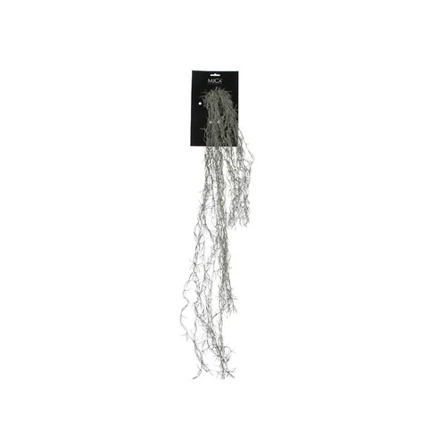 Pour créer votre univers jardin:Tillandsia vert en chute plante artificielle à suspendre H 115 cm
