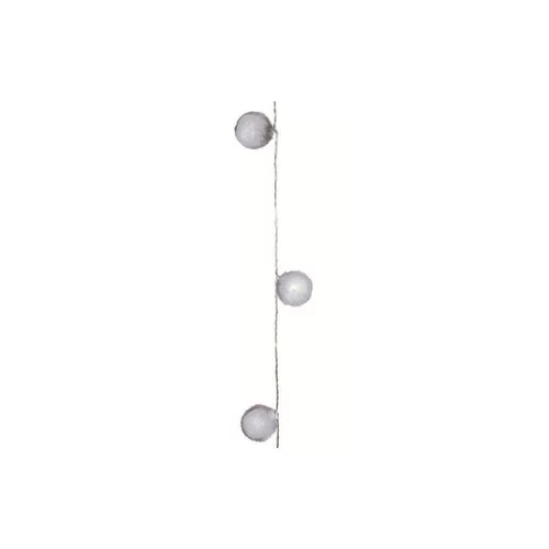 Pour vos aménagements extérieurs：Guirlande lumineuse LED à lumière fixe blanc sur secteur - 3,40 m
