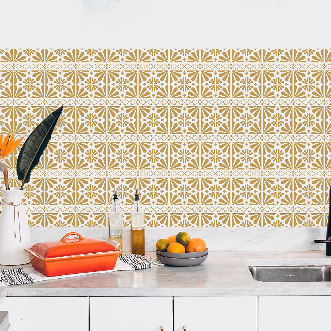 Crédence adhésive motifs design 30 × 70 cm