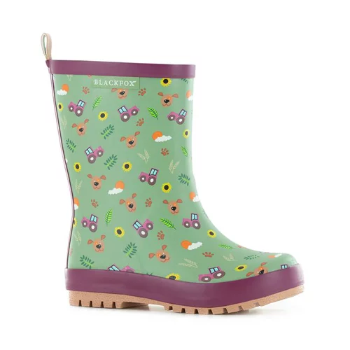 Plaisir au jardin：Bottes enfant coloris vert Blackfox Robin - Pointure 24