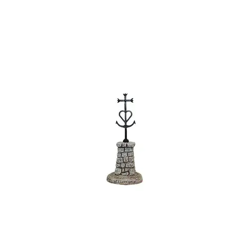 Pour mieux vivre dehors:Décor de crèche de Noël croix de Camargue Santons Escoffier - 6 x 6 x 14 cm