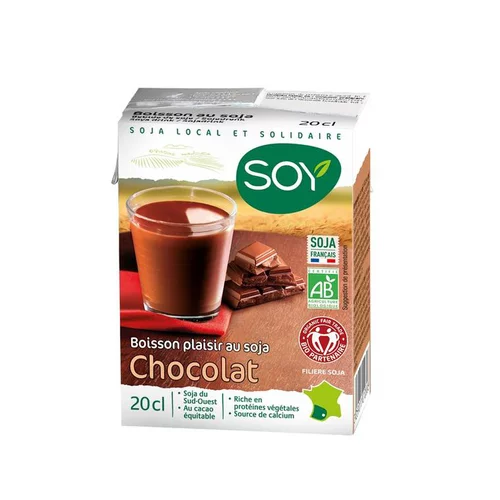 Une sélection pour le jardin:Biosoy chocolat 20 cl