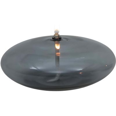 Lampe à huile en verre Ellipse (9 x 18 cm)