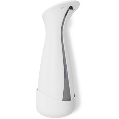 Distributeur de savon automatique avec support mural Otto (Blanc et gris)