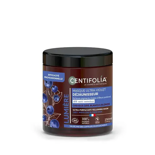 Jardin utile:Masque ultra-violet nutri-correcteur déjaunisseur bio Centifolia - 250 ml