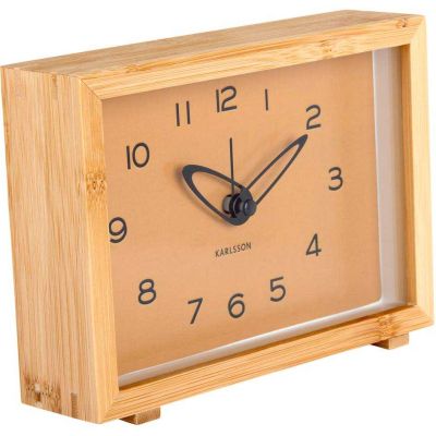 Réveil matin en bambou Tipico (Ocre jaune)