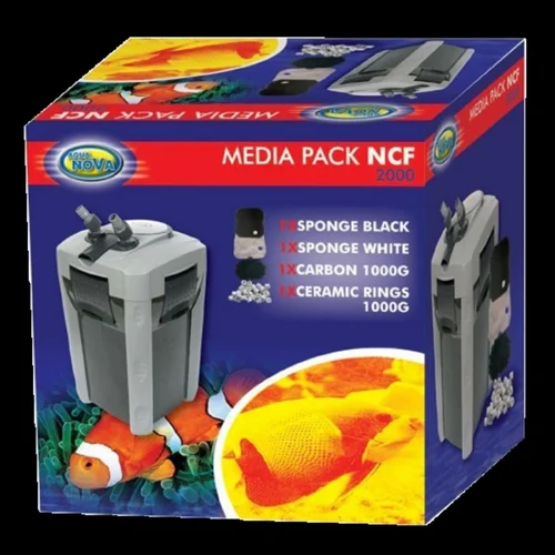 Jardin à embellir：Pack média pour filtre d'aquarium, spécifique NCF 2000 - AQUA NOVA