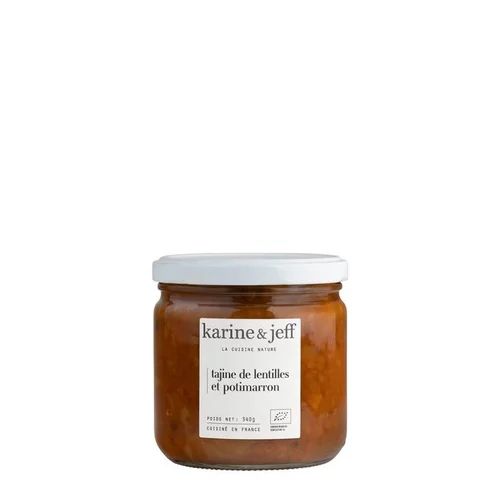 Idée jardin：Tajine de lentilles et potimarron bio - 340 g