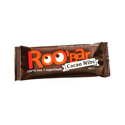 Bien pensé extérieur：Barre Cacao nibs 100% cru 30 g