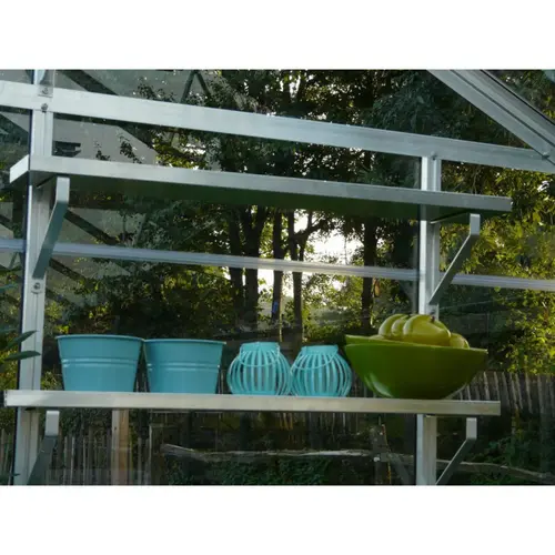 Solution jardin:Set de 2 étagères laquées ACD - 86 x 15 cm