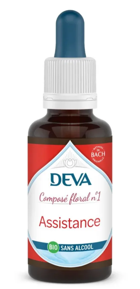 Pour profiter du jardin:Complément alimentaire composé floral assistance bio sans alcool Deva - 30 ml