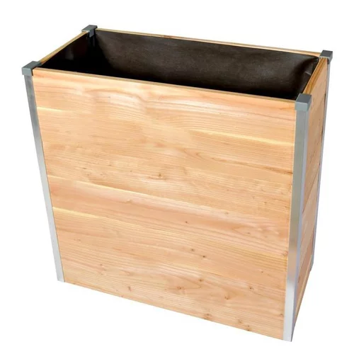 Les essentiels du jardin:Bac de jardinage en bois Mon Petit Potager Bac O Design - 75 x 35 x 80 cm