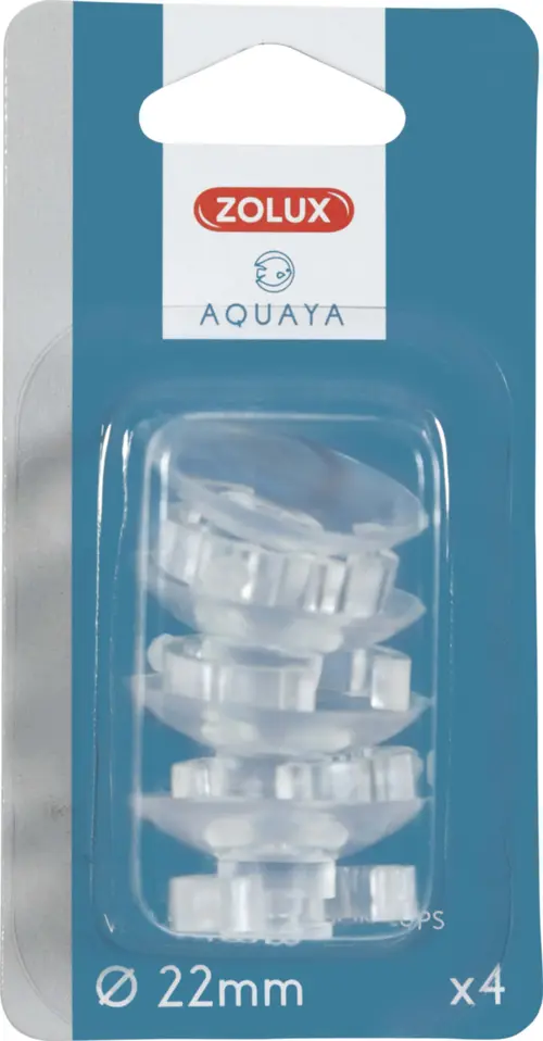 Pour votre quotidien：Ventouses pour aquarium coloris transparent Zolux Aquaya - Ø 22 mm x 4