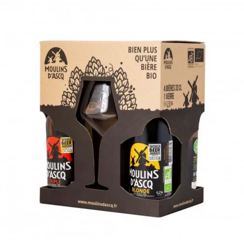 Jardin en extérieur：Coffret découverte bières Biclou Brebis Galeuse - 4 x 33 cl