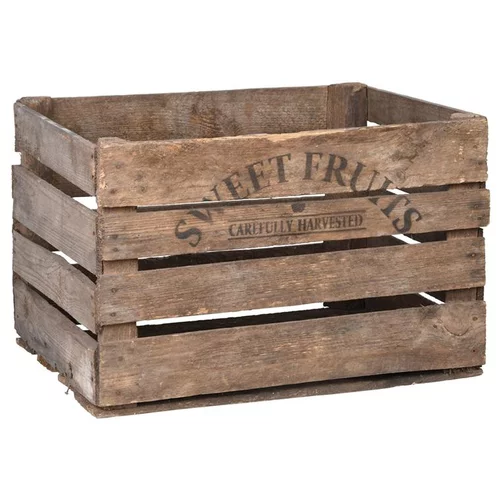 À découvrir pour l’extérieur：Cageot de pommes en bois 42,3x51,1x30,1 cm