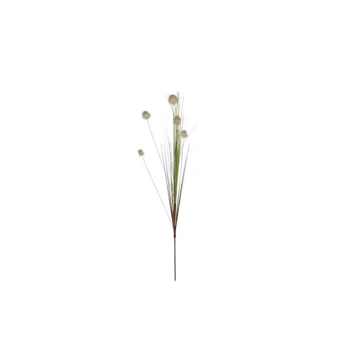 Solution maison：Herbe Pom Pom blanche fleur artificielle H 84 cm
