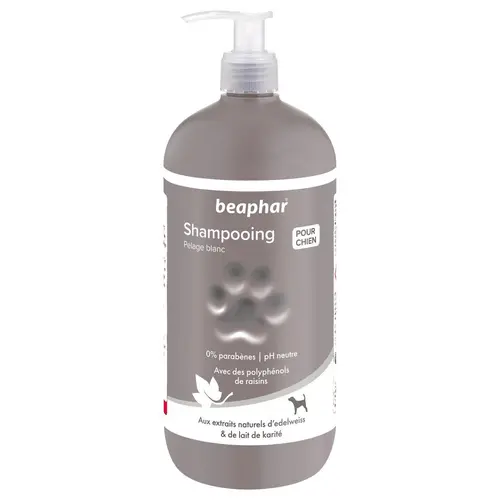 Jardin extérieur:Shampoing Premium pelage blanc pour chien 750 ml