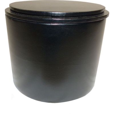 Pouf en polyuréthane Reverso (Noir)