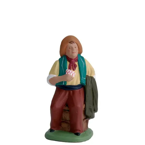 Au quotidien:Personnage de crèche de Noël Aimé Santons Escoffier - 7 cm