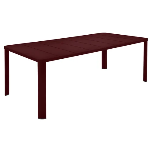 Jardin & confort：Table rectangulaire en aluminium Oléron Fermob - 205 x 100 x 74 cm