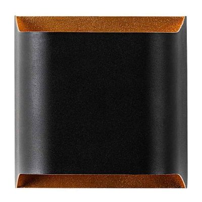 Applique en métal 15 x 15 x 11 cm Bera (Noir)