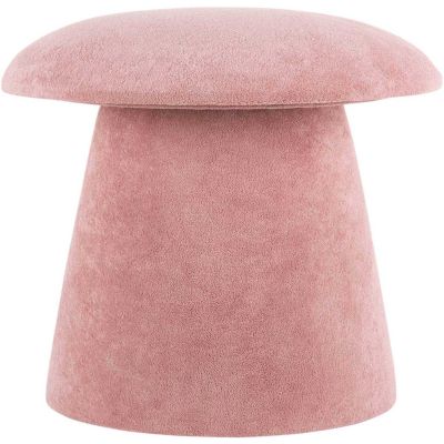 Pouf en velours Mushroom (Rose pâle)