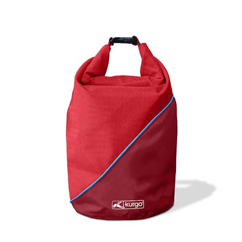 Pour votre espace vert：Sac de transport pour croquettes coloris rouge Kurgo