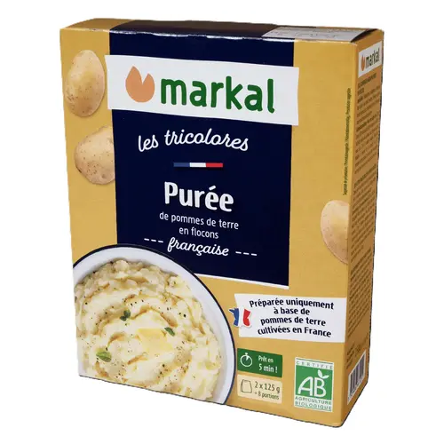 Extérieur solution：Purée de pomme de terre en flocons bio Markal - 250 g