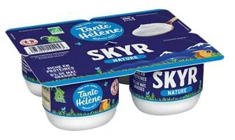 Jardin équipement:Lot de 4 yaourts Skyr nature Tante Hélène - 4 x 100 g